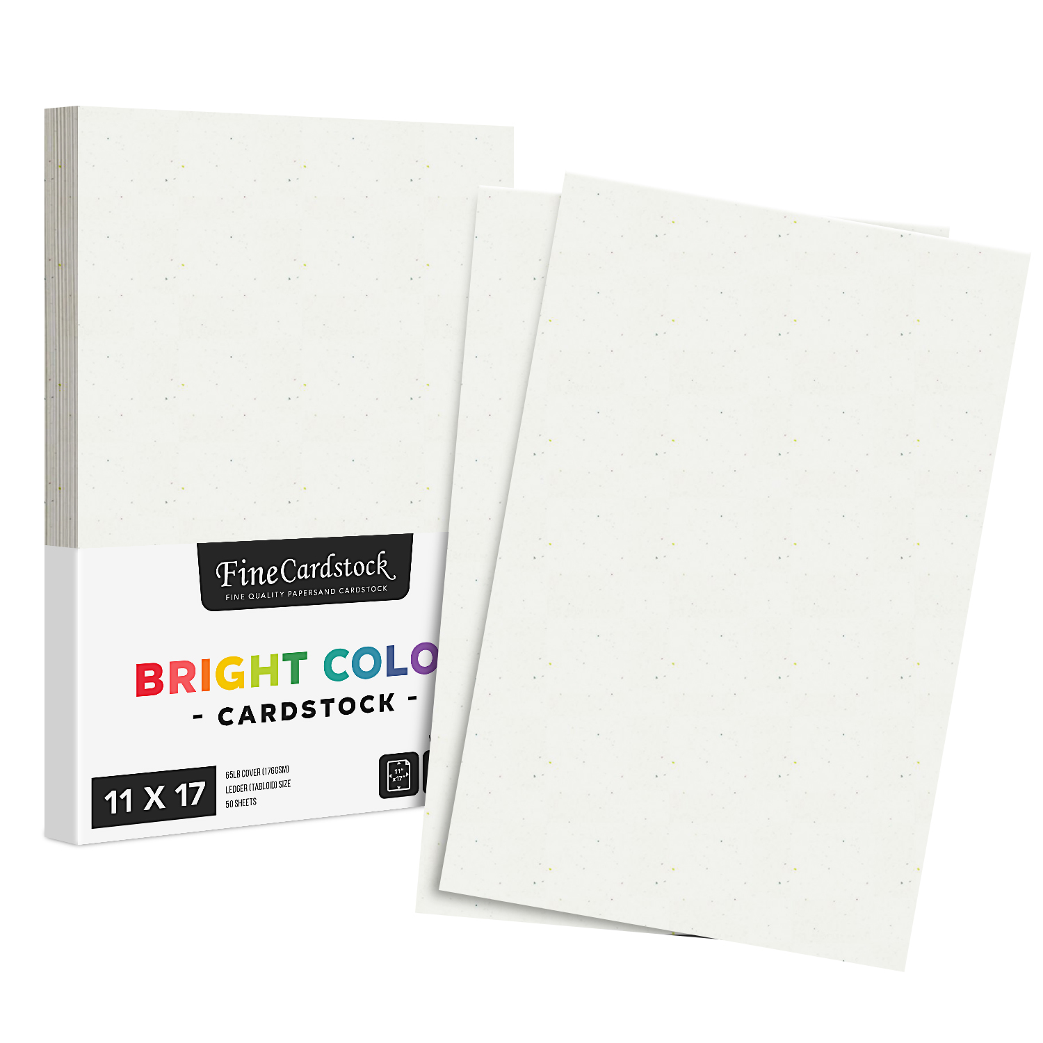 11 x 17 Color Cardstock Stardust White - Bulk and Wholesale - Fine